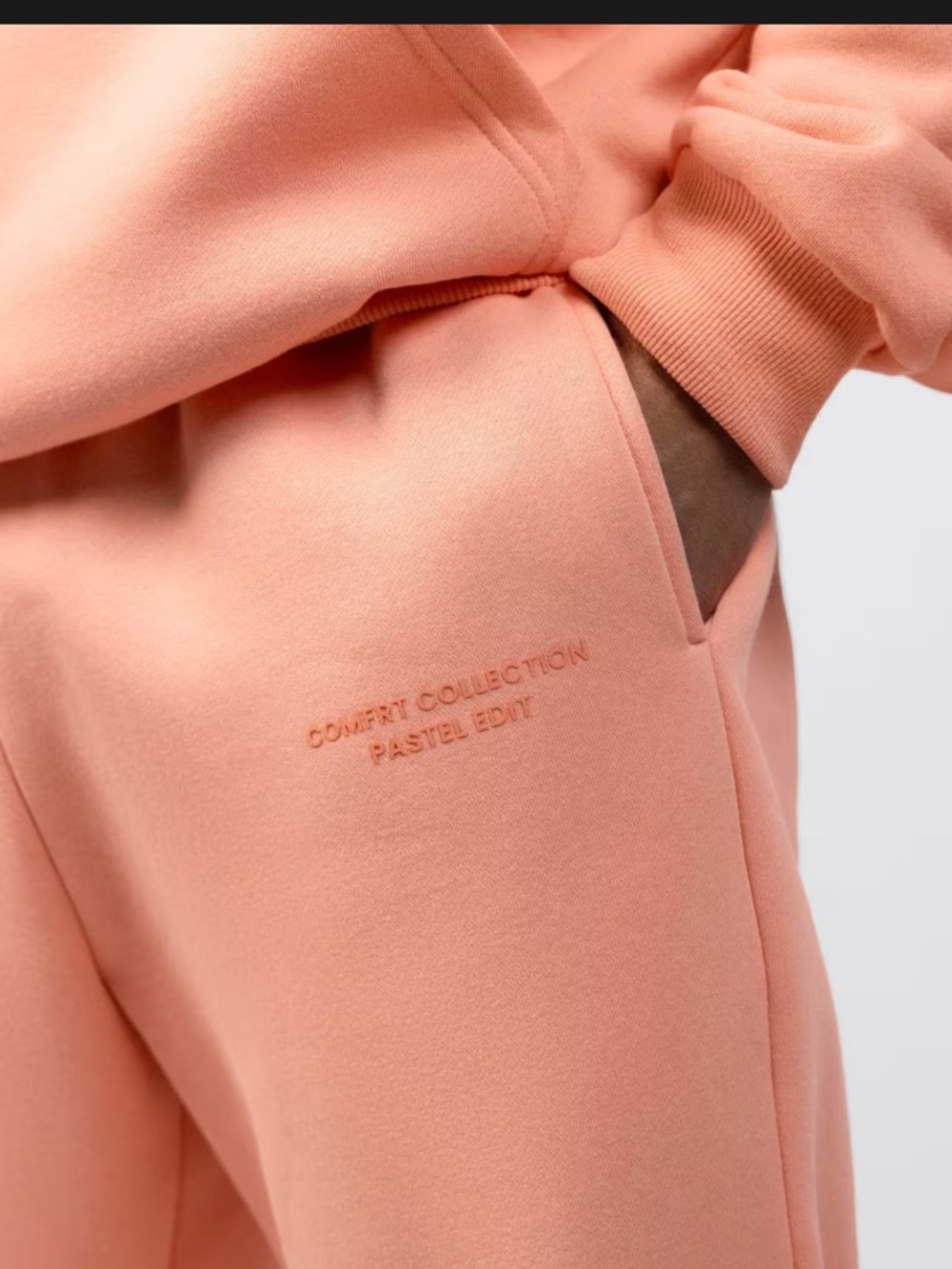 Comfort Collection Pastel Edit Women’s Peach Sweatpants